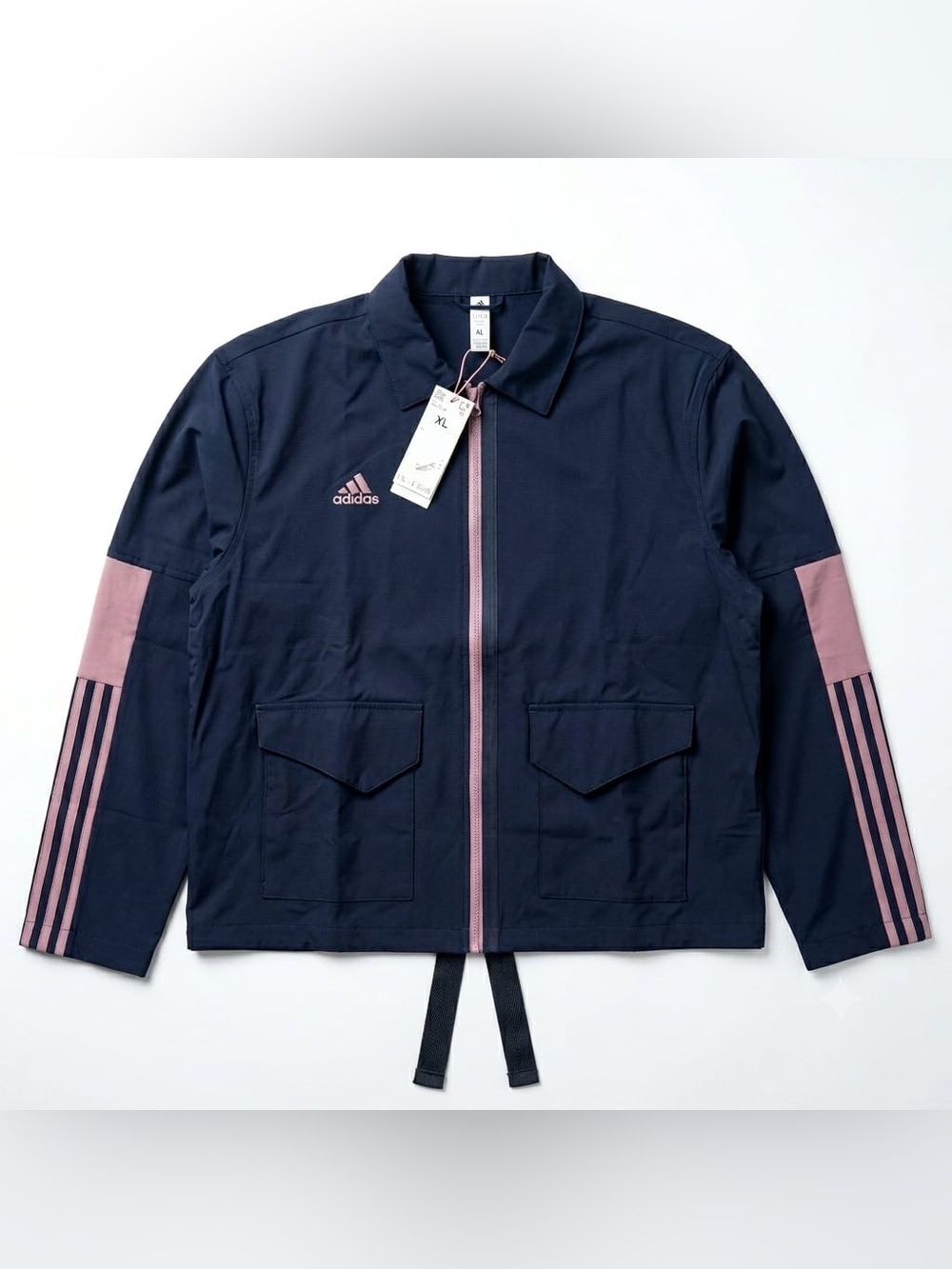NWT Adidas Womens Tiro Cargo Track Top Jacket XL Shadow Navy